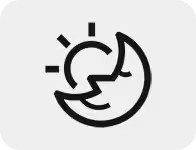 Modo nocturno para un descanso más confortable El modo nocturno ajusta automáticamente la temperatura para crear unas condiciones más agradables durante las diferentes fases del sueño. De esta forma, el equipo ayuda a mantener un ambiente estable y confortable durante la noche.  Es una función especialmente útil en dormitorios, donde se busca descanso, confort térmico y funcionamiento más suave durante las horas nocturnas.